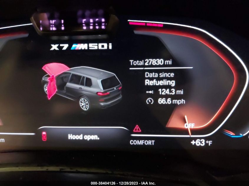 2021 BMW X7 M50I - 5UXCX6C05M9H03054