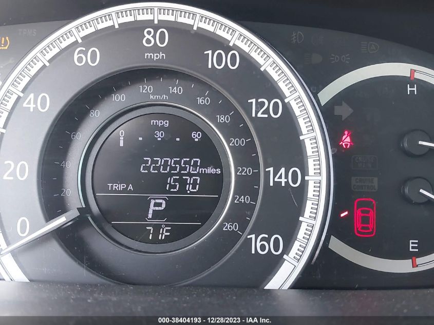2015 HONDA ACCORD EX-L V-6 - 1HGCR3F8XFA001131
