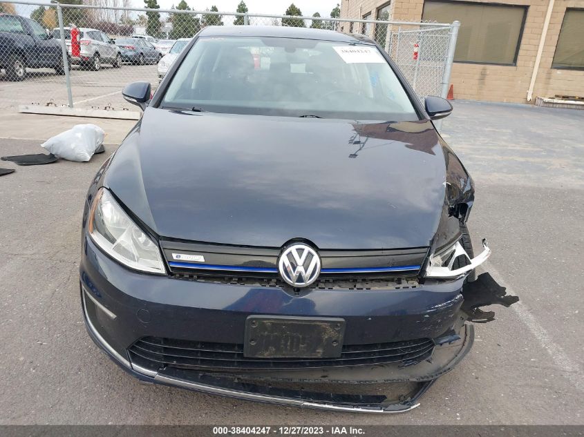 2016 VOLKSWAGEN E-GOLF SE - WVWKP7AU2GW903756