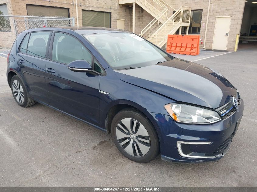 2016 VOLKSWAGEN E-GOLF SE - WVWKP7AU2GW903756