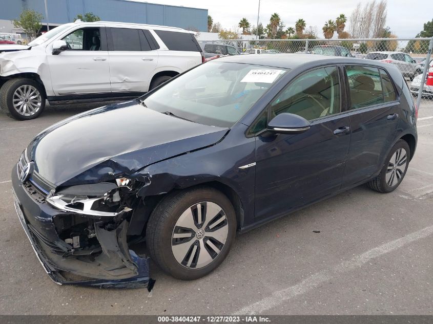 2016 VOLKSWAGEN E-GOLF SE - WVWKP7AU2GW903756