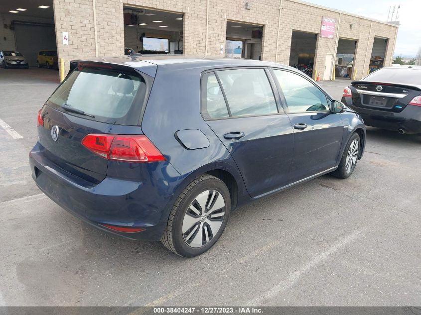 2016 VOLKSWAGEN E-GOLF SE - WVWKP7AU2GW903756