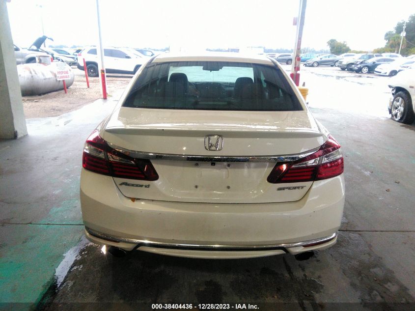 2016 HONDA ACCORD SPORT - 1HGCR2F68GA201452