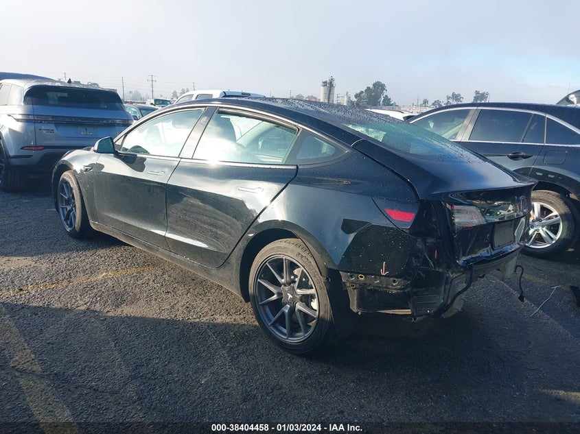 2022 TESLA MODEL 3 U   U(VIN: 5YJ3E1EB3NF324048