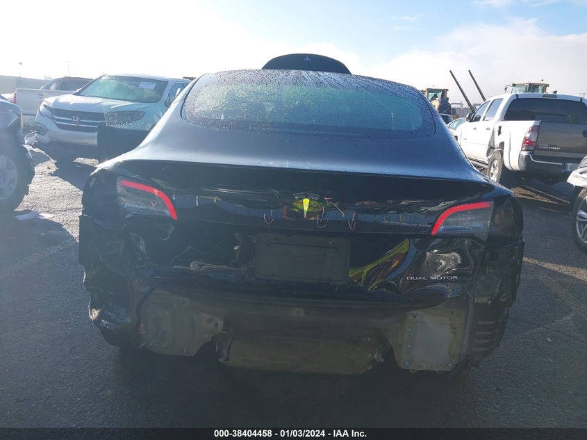 VIN 5YJ3E1EB3NF324048 2022 TESLA MODEL 3