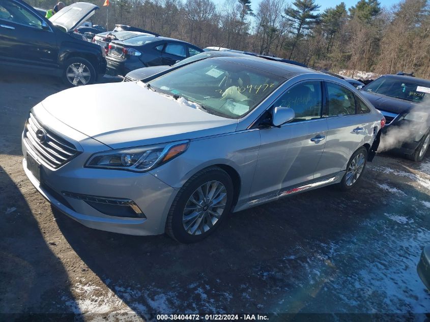 2015 HYUNDAI SONATA LIMITED - 5NPE34AF4FH052444