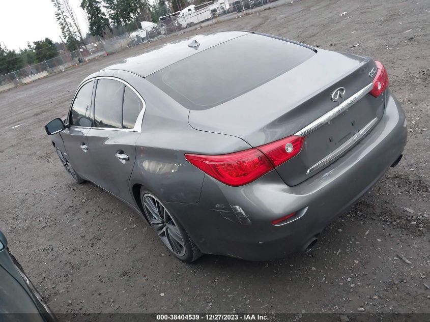 2014 INFINITI Q50 HYBRID SPORT JN1AV7AP3EM691022