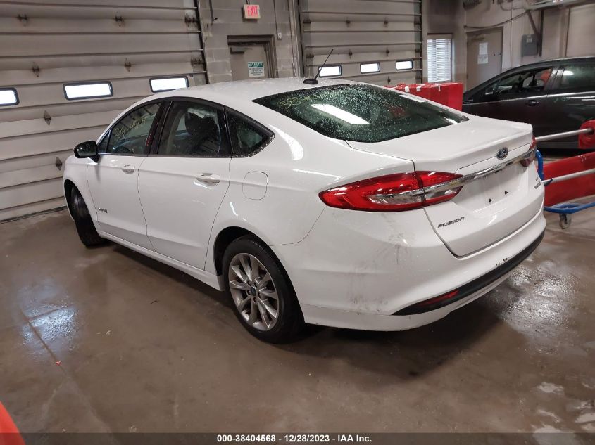 2017 FORD FUSION HYBRID SE HYBRID - 3FA6P0LU5HR324129