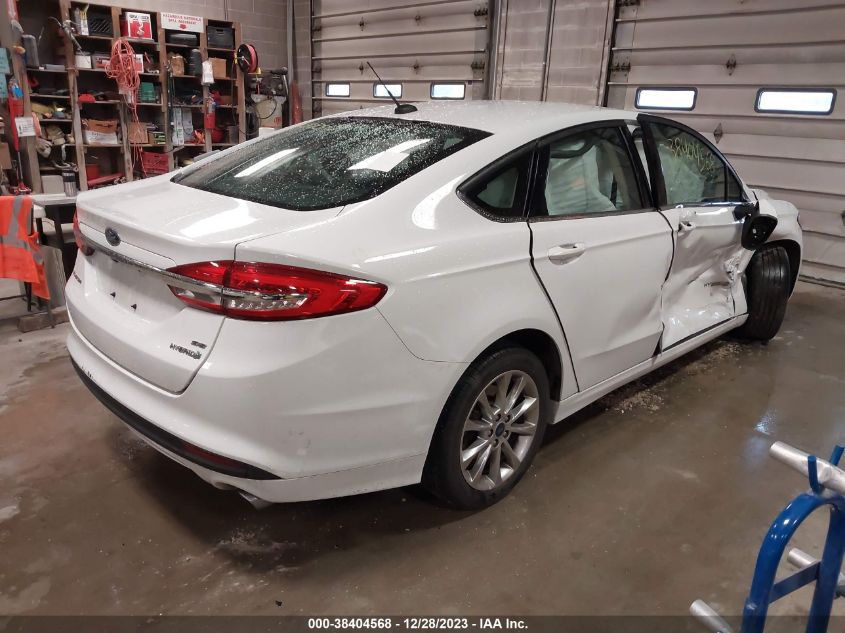 2017 FORD FUSION HYBRID SE HYBRID - 3FA6P0LU5HR324129