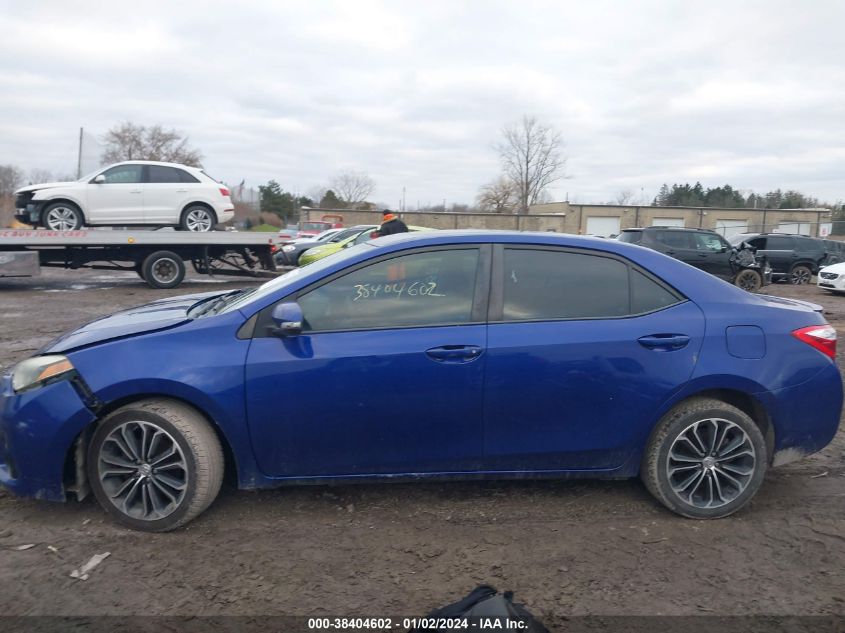 2015 TOYOTA COROLLA L/LE/LE PLS/PRM/S/S PLS - 2T1BURHEXFC319387