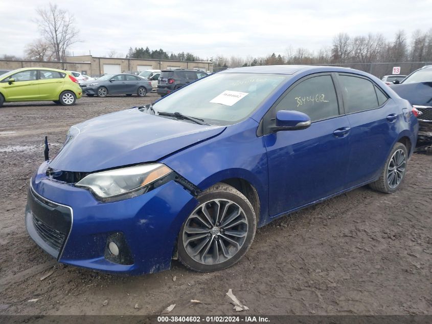 2015 TOYOTA COROLLA L/LE/LE PLS/PRM/S/S PLS - 2T1BURHEXFC319387