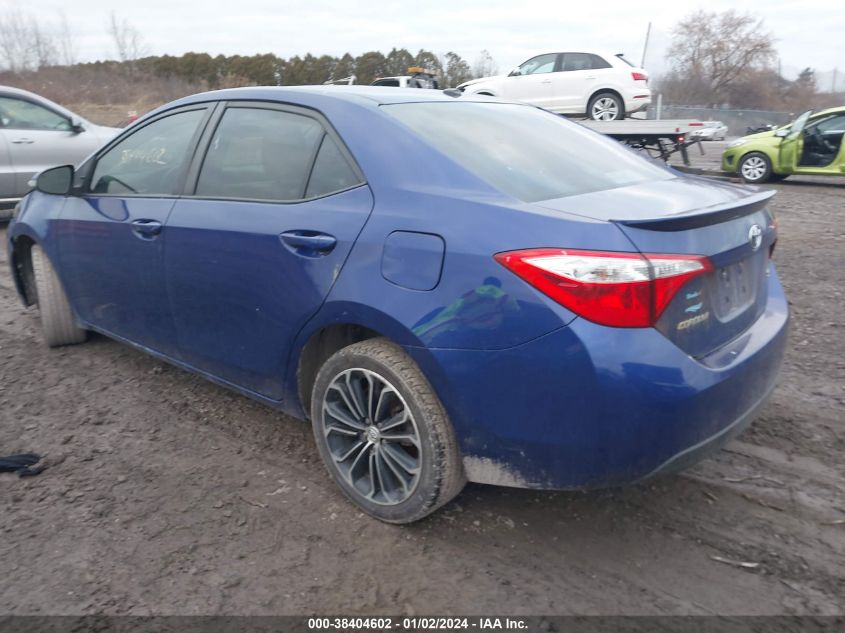 2015 TOYOTA COROLLA L/LE/LE PLS/PRM/S/S PLS - 2T1BURHEXFC319387