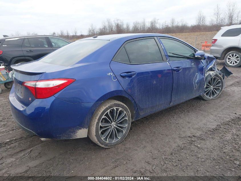 2015 TOYOTA COROLLA L/LE/LE PLS/PRM/S/S PLS - 2T1BURHEXFC319387