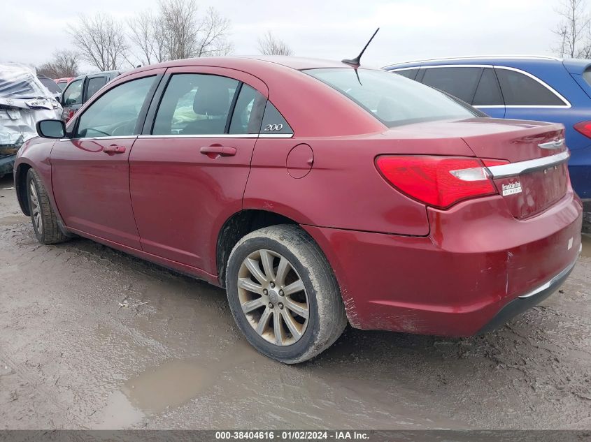 2013 CHRYSLER 200 TOURING - 1C3CCBBG4DN527160