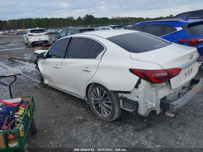 2018 INFINITI Q50 3.0T LUXE - JN1EV7AP4JM590079