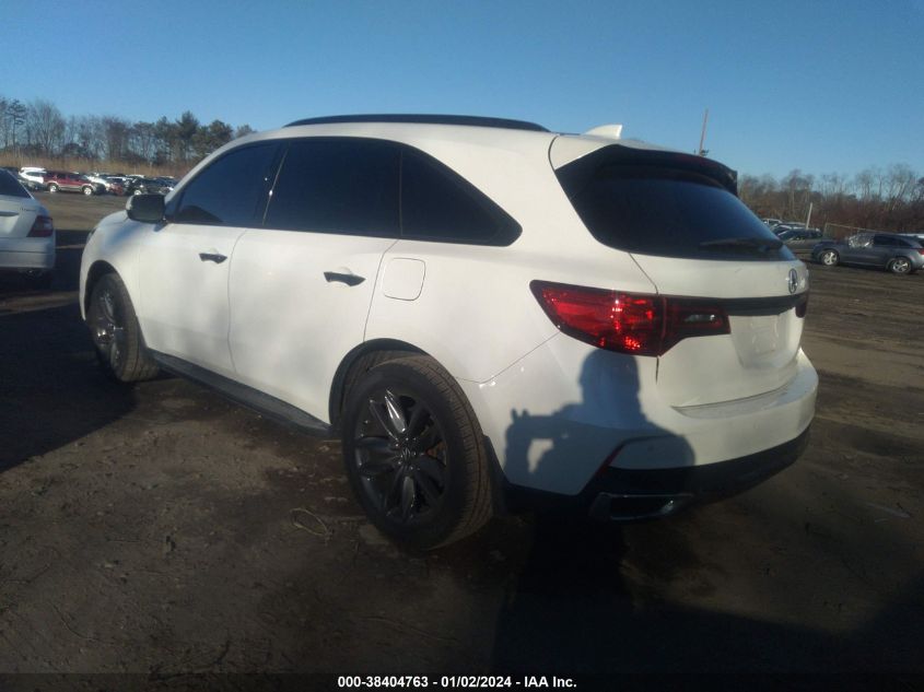 2017 ACURA MDX ADVANCE PKG - 5FRYD4H88HB018301