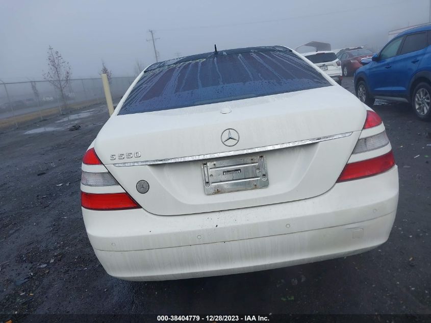 WDDNG71X07A052521 | 2007 MERCEDES-BENZ S 550