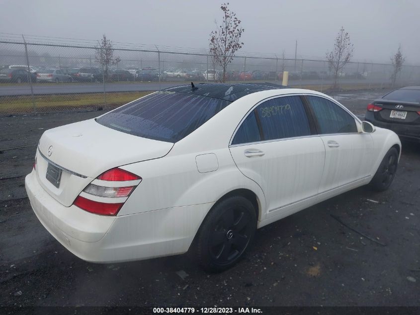 WDDNG71X07A052521 | 2007 MERCEDES-BENZ S 550