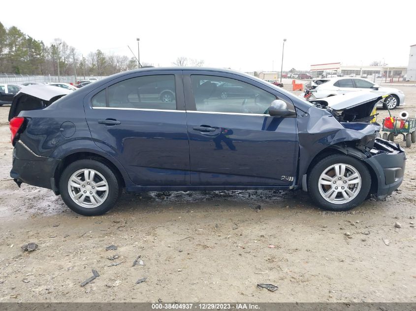 2016 CHEVROLET SONIC LT AUTO - 1G1JC5SHXG4126356