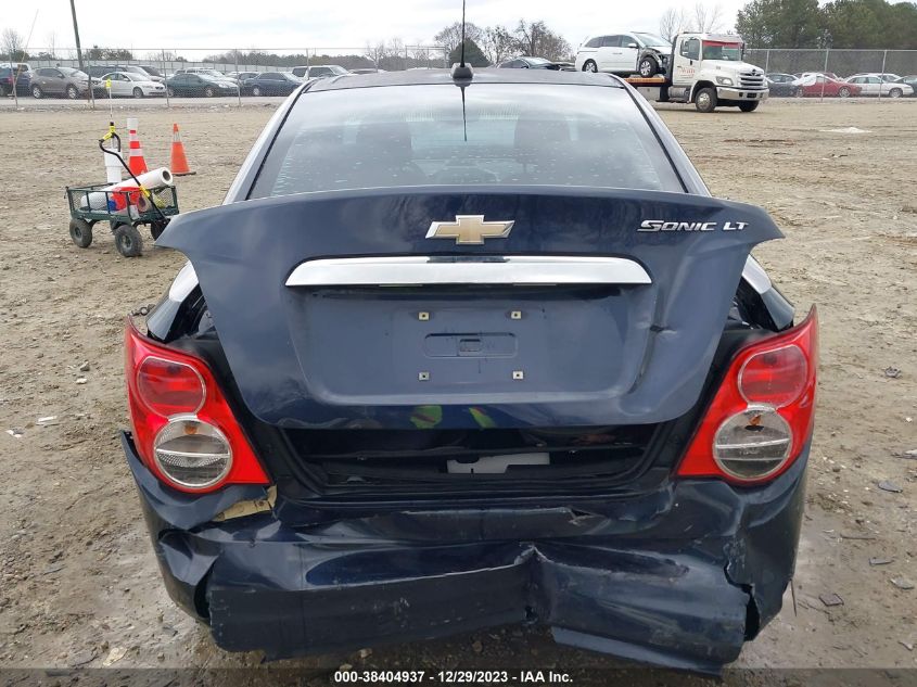 2016 CHEVROLET SONIC LT AUTO - 1G1JC5SHXG4126356