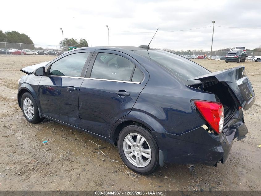 2016 CHEVROLET SONIC LT AUTO - 1G1JC5SHXG4126356