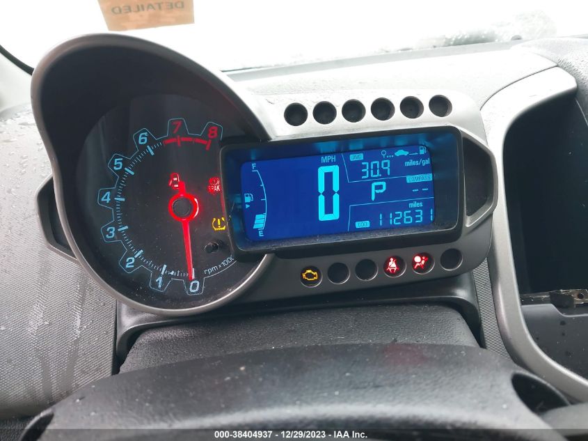 2016 CHEVROLET SONIC LT AUTO - 1G1JC5SHXG4126356
