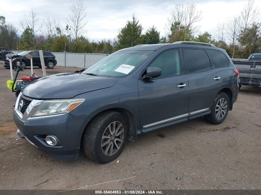 2013 NISSAN PATHFINDER SL - 5N1AR2MN1DC673973