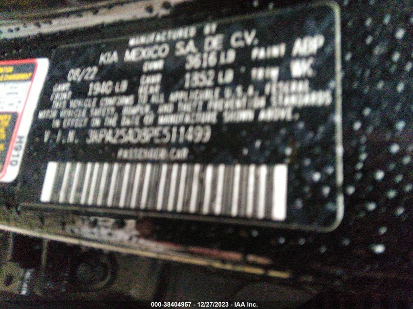 2023 KIA RIO 5-DOOR S - 3KPA25AD8PE511499