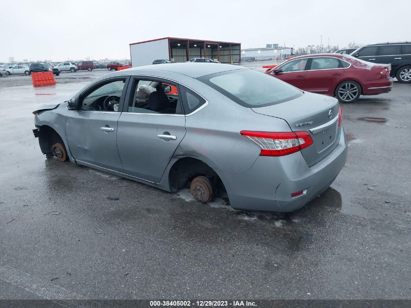 2013 NISSAN SENTRA S/SV/SR/SL - 3N1AB7AP9DL777498