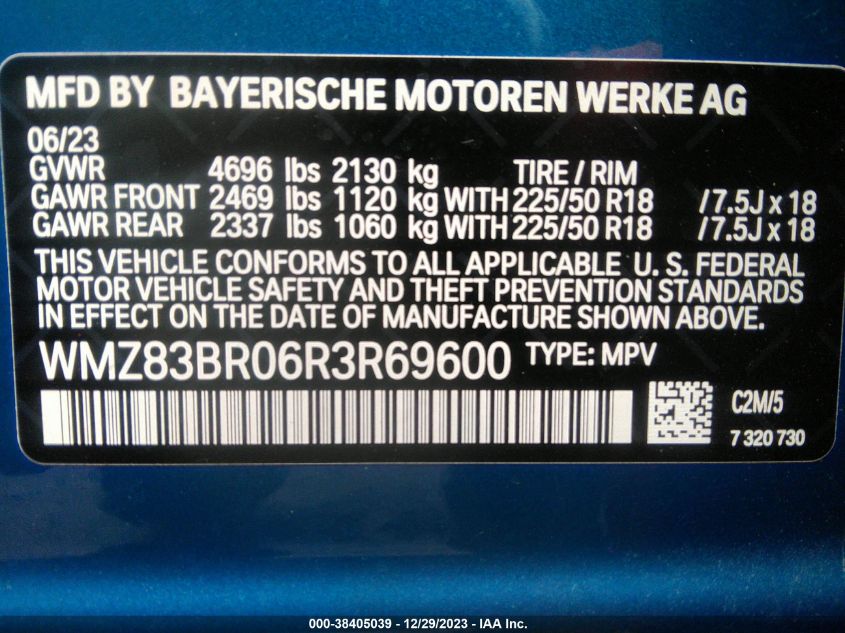 2024 MINI COUNTRYMAN COOPER S - WMZ83BR06R3R69600