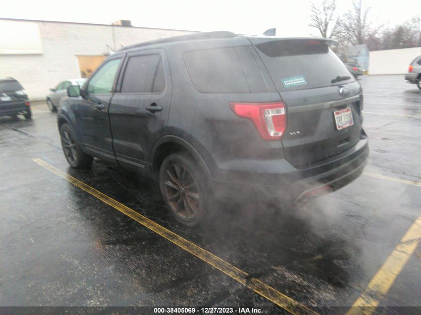 2017 FORD EXPLORER XLT - 1FM5K8D84HGD01254