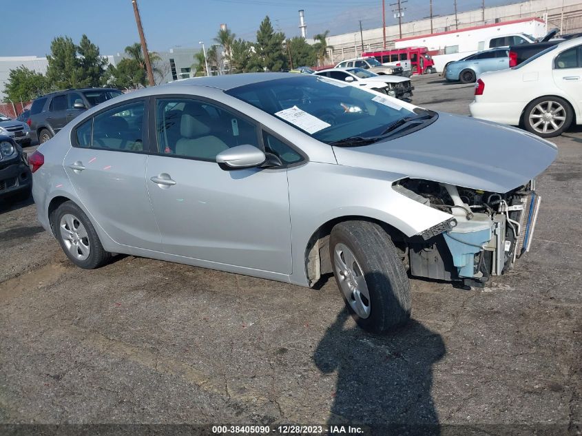 2017 KIA FORTE LX - 3KPFK4A70HE093192