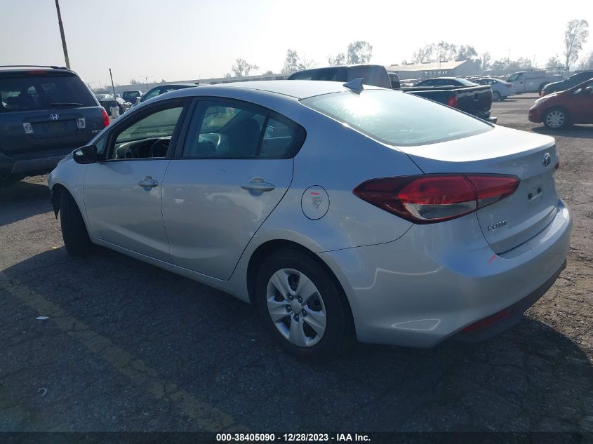 2017 KIA FORTE LX - 3KPFK4A70HE093192
