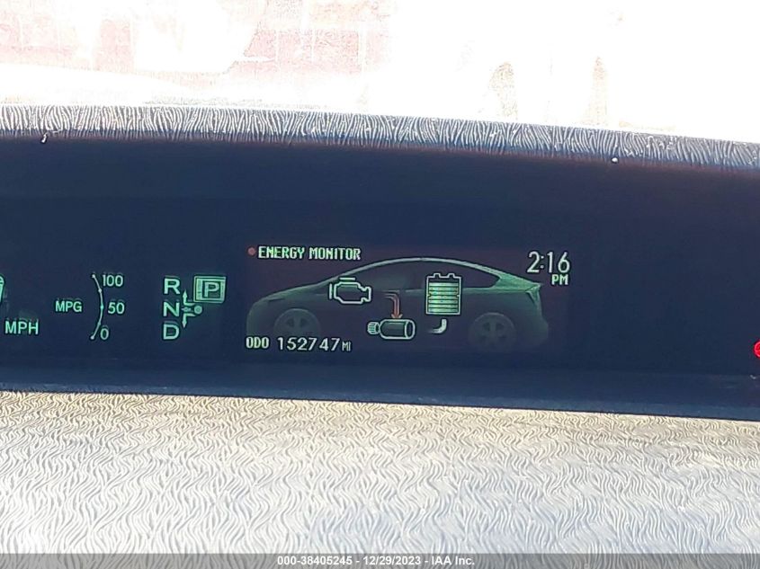 2013 TOYOTA PRIUS THREE SE - JTDKN3DUXD5598907