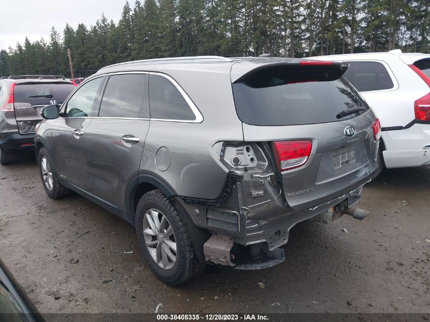 2016 KIA SORENTO 3.3L LX - 5XYPGDA51GG131552