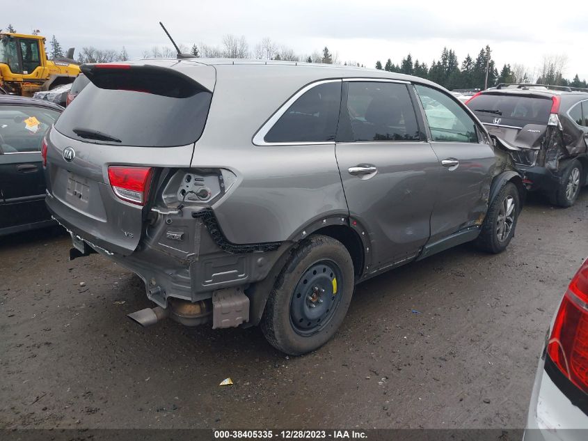 2016 KIA SORENTO 3.3L LX - 5XYPGDA51GG131552