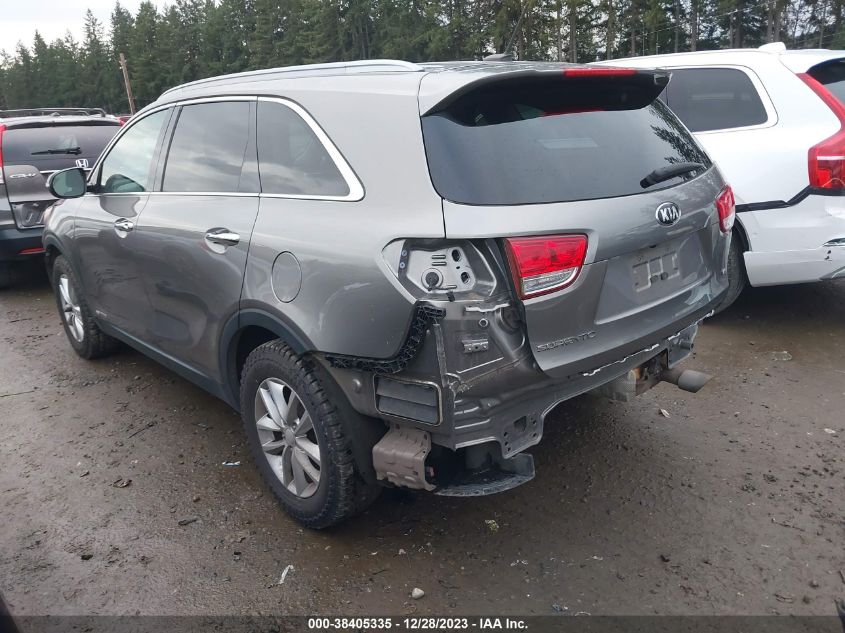 2016 KIA SORENTO 3.3L LX - 5XYPGDA51GG131552