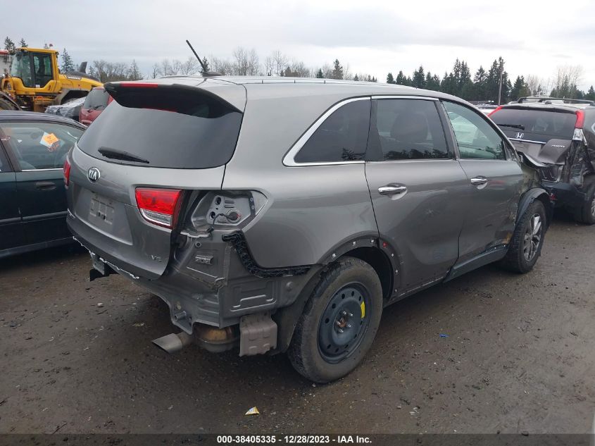 2016 KIA SORENTO 3.3L LX - 5XYPGDA51GG131552