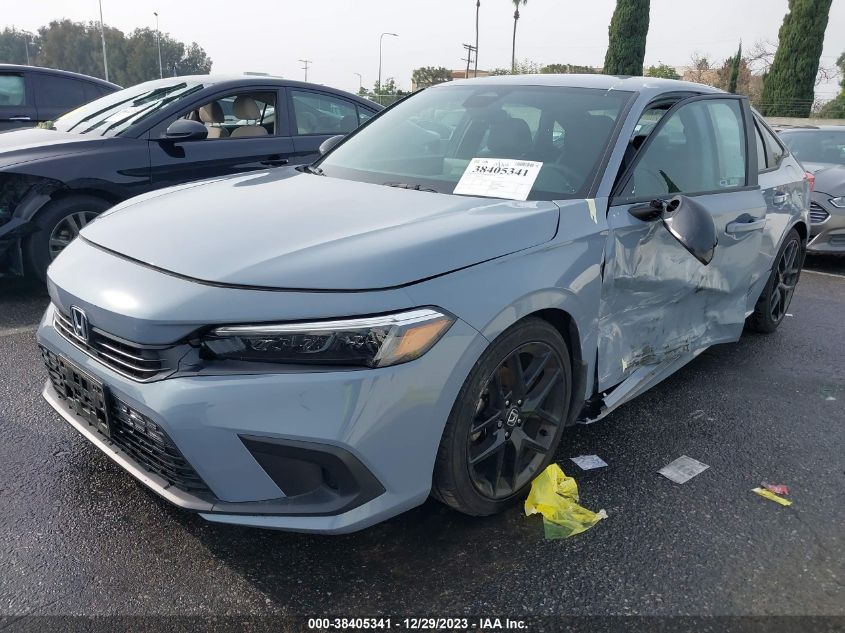 VIN 2HGFE2F52NH556857 2022 HONDA CIVIC SPORT