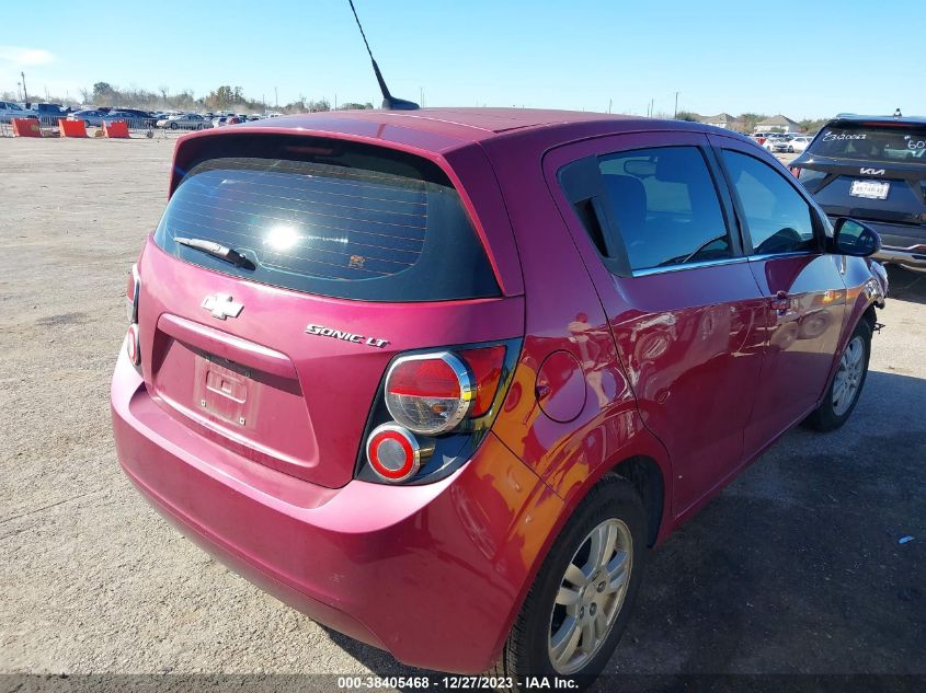 2014 CHEVROLET SONIC LT AUTO - 1G1JC6SH5E4127952