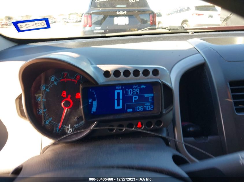 2014 CHEVROLET SONIC LT AUTO - 1G1JC6SH5E4127952