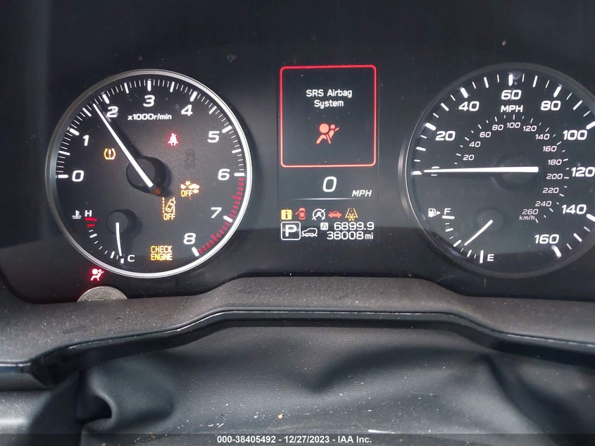 VIN 4S4BTAAC1L3167089 2020 SUBARU OUTBACK