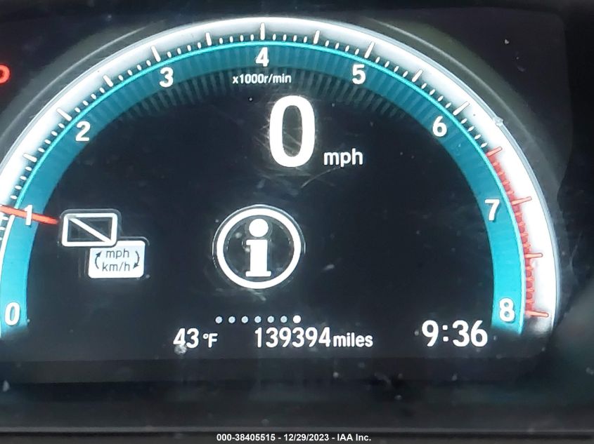 2017 HONDA CIVIC EX-T - 19XFC1F34HE214789