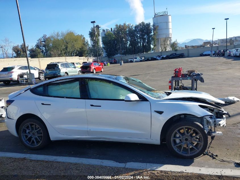 2022 TESLA MODEL 3 - 5YJ3E1EAXNF148347