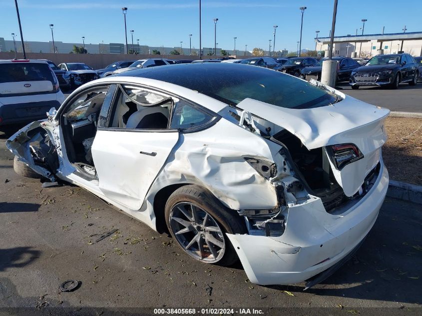 2022 TESLA MODEL 3 - 5YJ3E1EAXNF148347