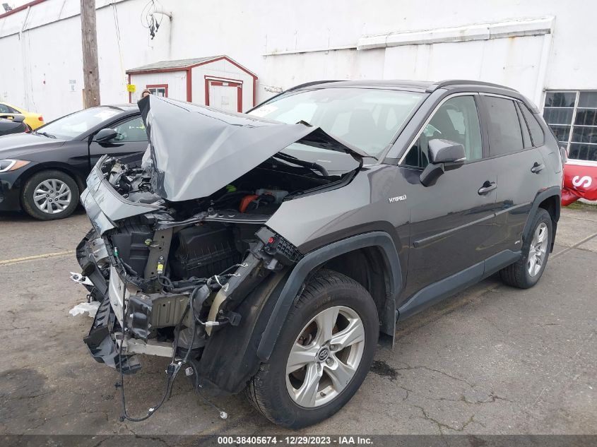 VIN 2T3MWRFV8KW046178 2019 TOYOTA RAV4 HYBRID LE