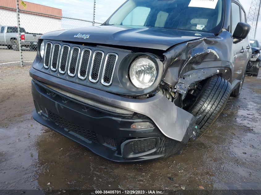 2017 JEEP RENEGADE SPORT FWD - ZACCJAAB4HPE68349