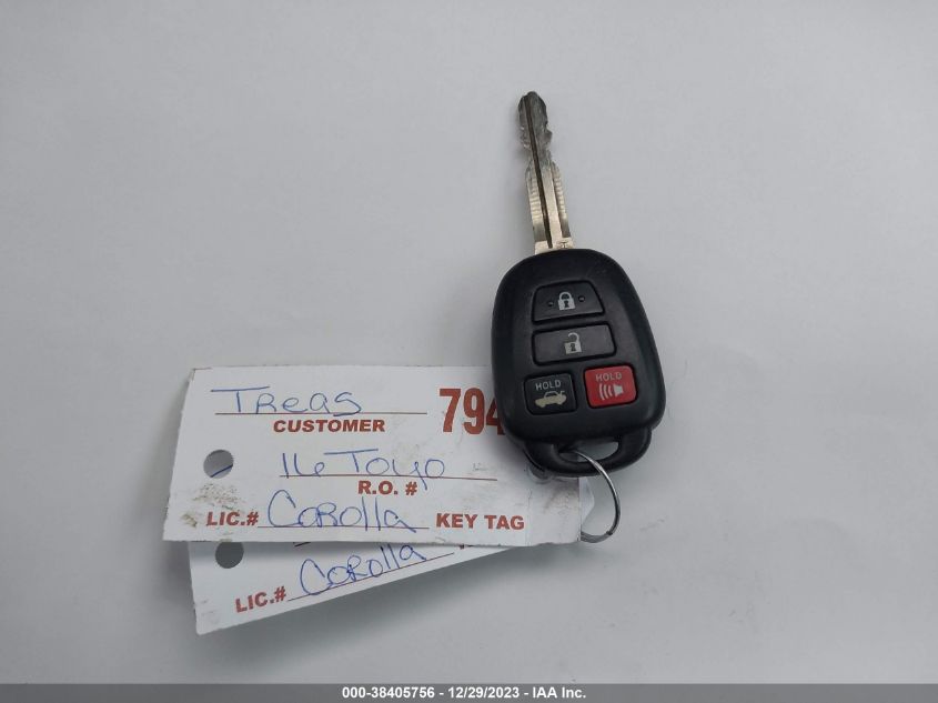 2016 TOYOTA COROLLA S - 2T1BURHE4GC699683