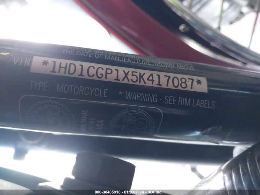 2005 HARLEY-DAVIDSON XL1200 C - 1HD1CGP1X5K417087