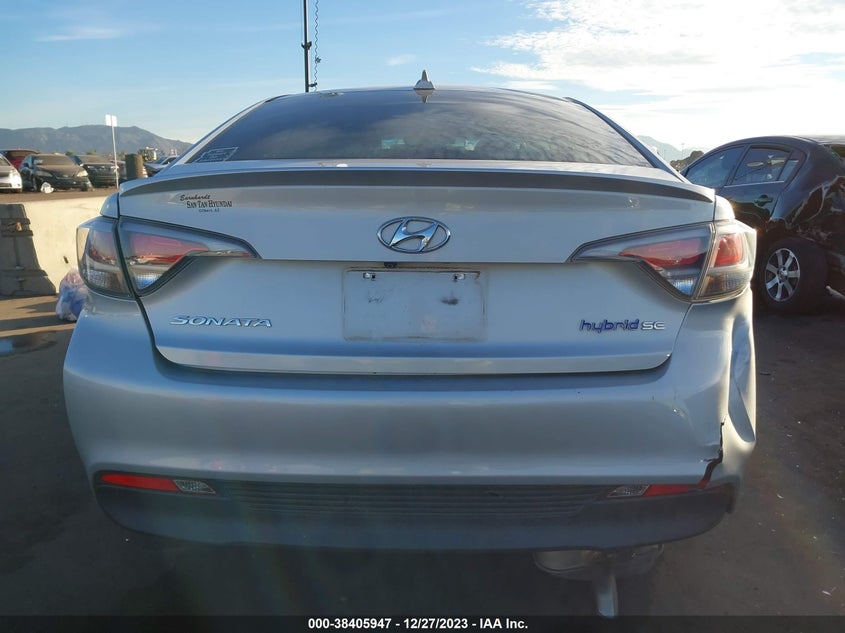 VIN KMHE24L35HA063674 2017 HYUNDAI SONATA HYBRID SE